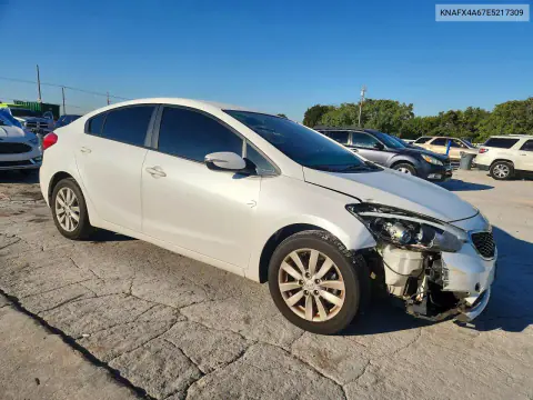 2014 Kia Forte Lx VIN KNAFX4A67E5217309 фото 4