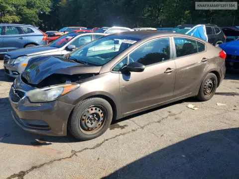 KNAFX4A68F5351554 — 2015 Kia Forte, Передняя часть, фото до ремонта