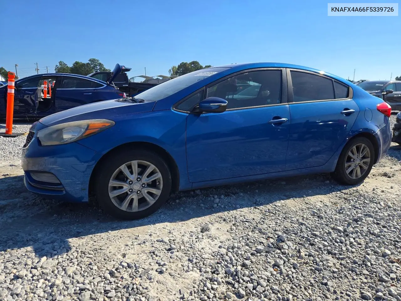 KNAFX4A66F5339726 Kia Forte 2015 — повреждение Передняя часть, фото до ремонта