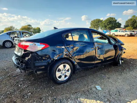 KNAFK4A68F5404221 — 2015 Kia Forte, фото 3 с аукциона Copart, Опрокидывание