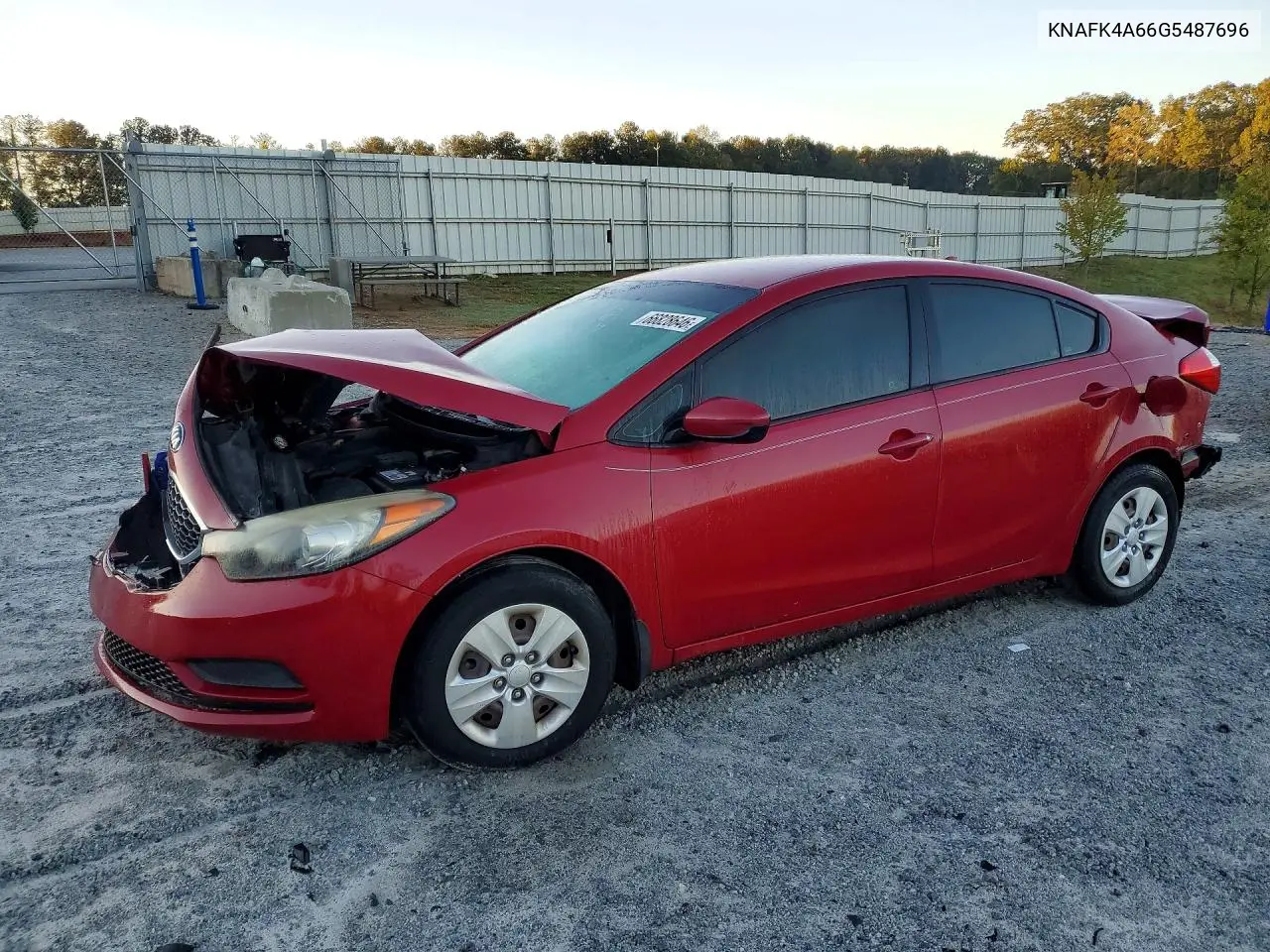 2016 Kia Forte Lx VIN KNAFK4A66G5487696 фото 1