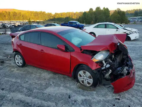 2016 Kia Forte Lx VIN KNAFK4A66G5487696 фото 4