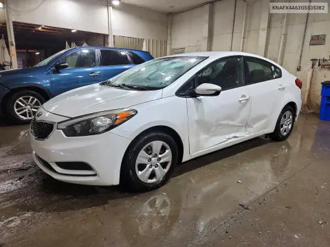KNAFX4A63G5535382 — 2016 Kia Forte, Сторона, фото до ремонта
