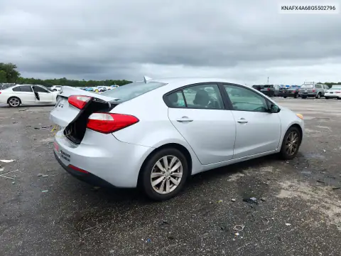 KNAFX4A68G5502796 — 2016 Kia Forte, фото 3 с аукциона Copart, Задняя часть