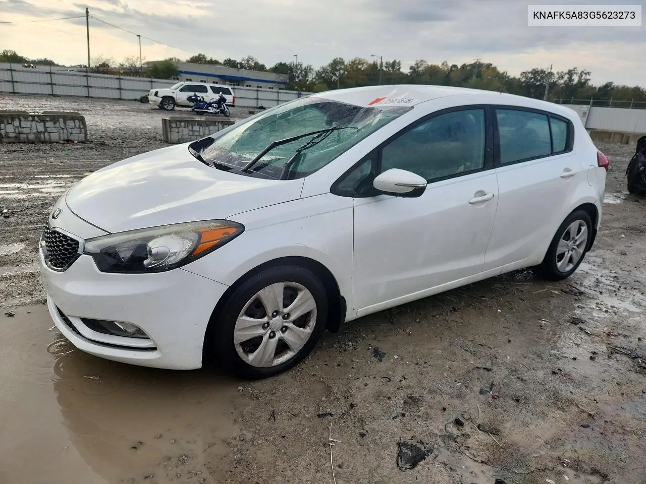 KNAFK5A83G5623273 Kia Forte 2016 — повреждение Передняя часть, фото до ремонта