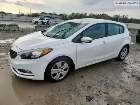KNAFK5A83G5623273 Kia Forte 2016 — повреждение Передняя часть, фото до ремонта
