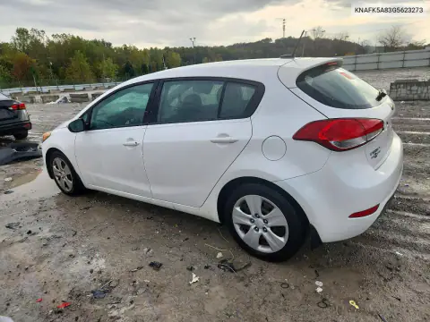 KNAFK5A83G5623273 — 2016 Kia Forte, фото 2 с аукциона Copart, Передняя часть