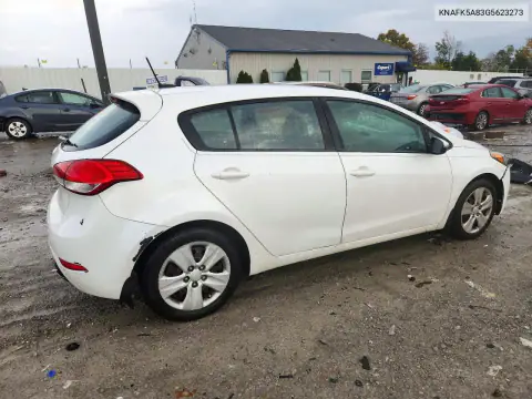 KNAFK5A83G5623273 — 2016 Kia Forte, фото 3 с аукциона Copart, Передняя часть
