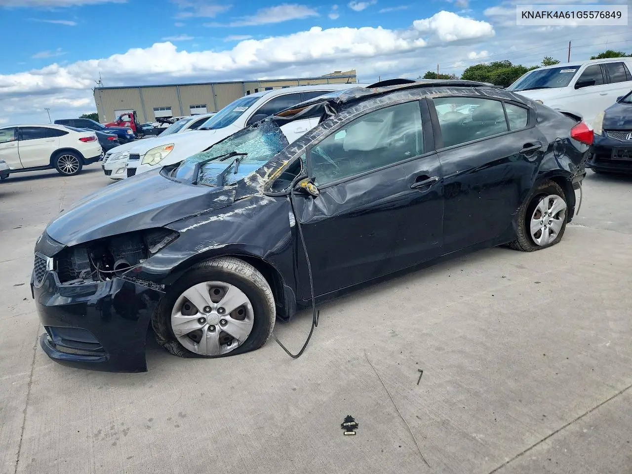 2016 Kia Forte Lx VIN KNAFK4A61G5576849 фото 1