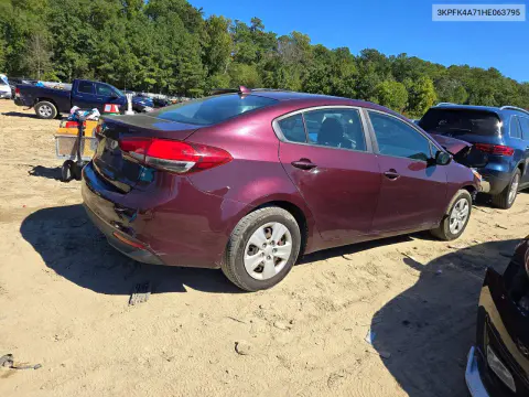 2017 Kia Forte Lx VIN 3KPFK4A71HE063795 фото 3