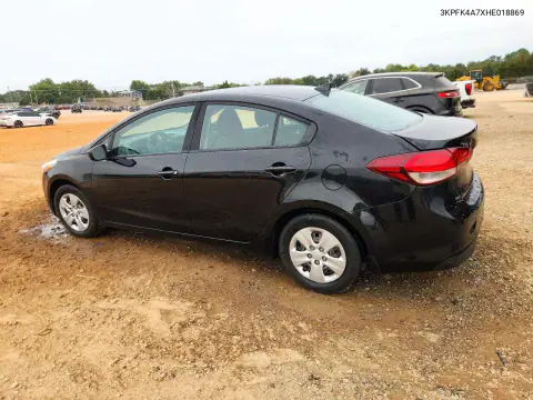 2017 Kia Forte Lx VIN 3KPFK4A7XHE018869 фото 2