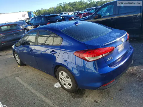 2017 Kia Forte Lx VIN 3KPFK4A78HE141604 фото 2