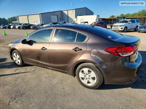 2017 Kia Forte Lx VIN 3KPFK4A79HE017728 фото 2