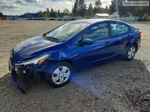 3KPFK4A79HE156550 — 2017 Kia Forte, Передняя часть, фото до ремонта
