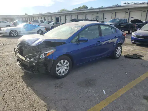 3KPFK4A75HE049737 — 2017 Kia Forte, Передняя часть, фото до ремонта