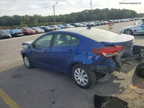 2017 Kia Forte Lx VIN 3KPFK4A75HE049737 фото 2