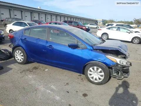 2017 Kia Forte Lx VIN 3KPFK4A75HE049737 фото 4