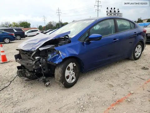3KPFL4A73HE152023 Kia Forte 2017 — повреждение Передняя часть, фото до ремонта