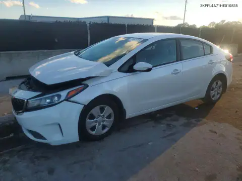 3KPFL4A71HE010835 Kia Forte 2017 — повреждение Передняя часть, фото до ремонта