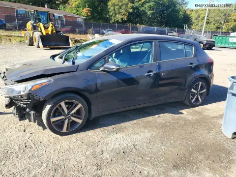 KNAFX5A83J5743941 — 2018 Kia Forte, Передняя часть, фото до ремонта