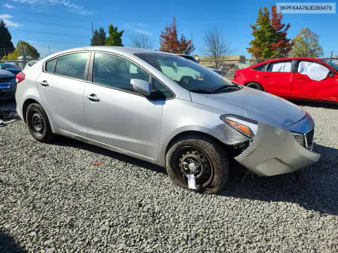 3KPFK4A78JE283473 — 2018 Kia Forte, фото 4 с аукциона Copart, Передняя часть