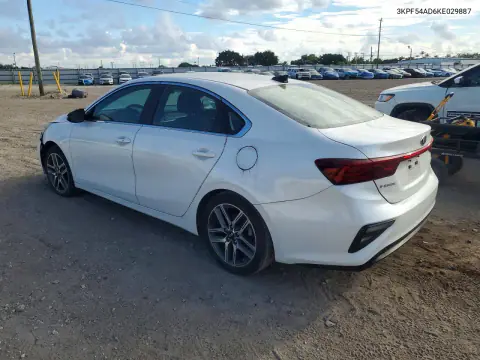 2019 Kia Forte Ex VIN 3KPF54AD6KE029887 фото 2