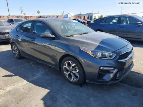 2019 Kia Forte Lxs VIN 3KPF24AD5KE138933 фото 4