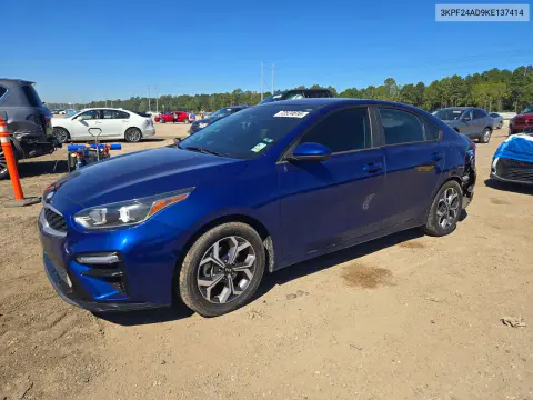 3KPF24AD9KE137414 — 2019 Kia Forte, Вандализм, фото до ремонта