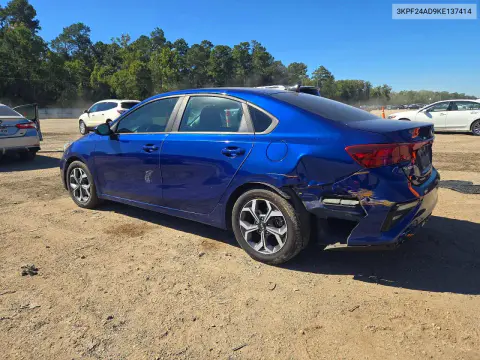 2019 Kia Forte Lxs VIN 3KPF24AD9KE137414 фото 2
