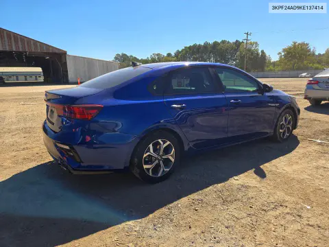 2019 Kia Forte Lxs VIN 3KPF24AD9KE137414 фото 3