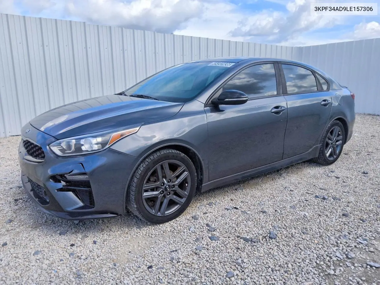 2020 Kia Forte Gt Line VIN 3KPF34AD9LE157306 фото 1