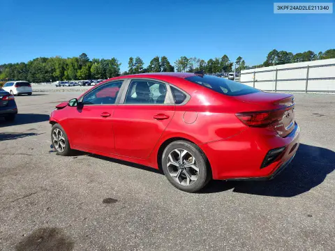 2020 Kia Forte Lxs VIN 3KPF24AD2LE211340 фото 2