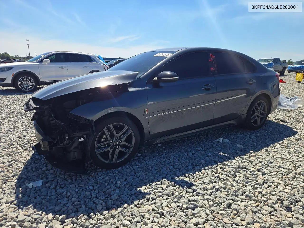 2020 Kia Forte Gt Line VIN 3KPF34AD6LE200001 фото 1