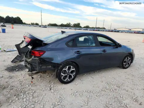 3KPF24AD9LE242603 — 2020 Kia Forte, фото 3 с аукциона Copart, Задняя часть