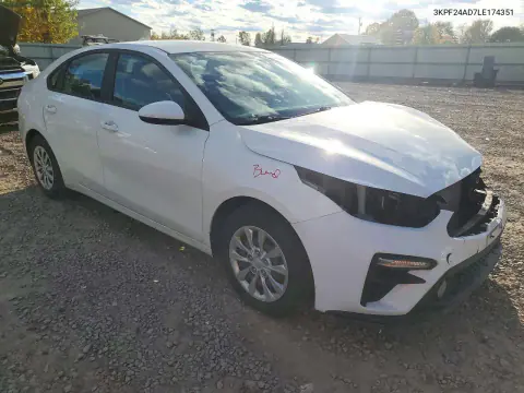 2020 Kia Forte Fe VIN 3KPF24AD7LE174351 фото 4