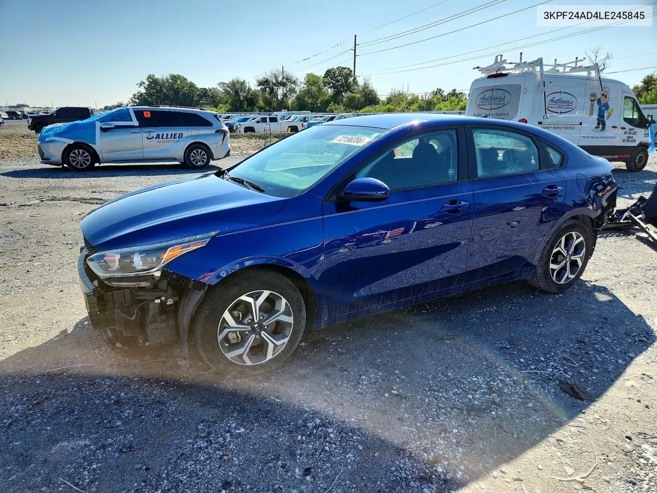 2020 Kia Forte Lxs VIN 3KPF24AD4LE245845 фото 1