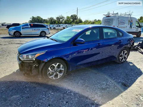 3KPF24AD4LE245845 — 2020 Kia Forte, Передняя часть, фото до ремонта