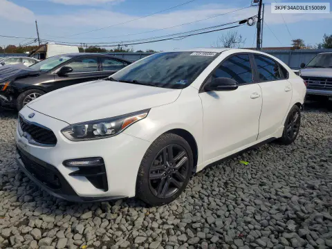 3KPF34AD3LE150089 — 2020 Kia Forte, Задняя часть, фото до ремонта