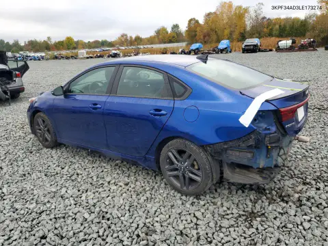 2020 Kia Forte Gt Line VIN 3KPF34AD3LE173274 фото 2