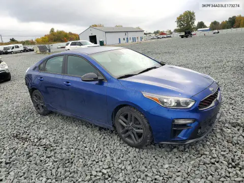 2020 Kia Forte Gt Line VIN 3KPF34AD3LE173274 фото 4