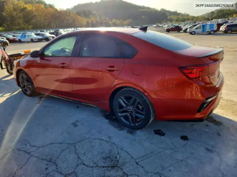 2021 Kia Forte Gt Line VIN 3KPF34AD2ME292614 фото 2