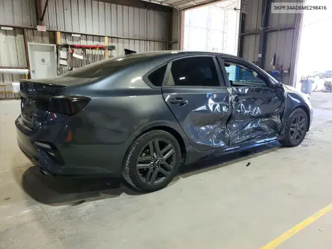 2021 Kia Forte Gt Line VIN 3KPF34AD6ME298416 фото 3