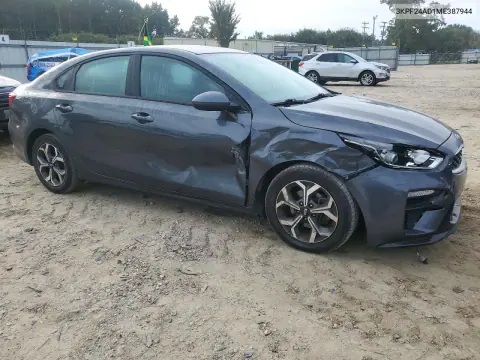 2021 Kia Forte Lxs VIN 3KPF24AD1ME387944 фото 4
