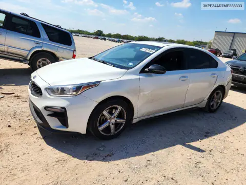 2021 Kia Forte Gt Line VIN 3KPF34AD7ME288333 фото 1