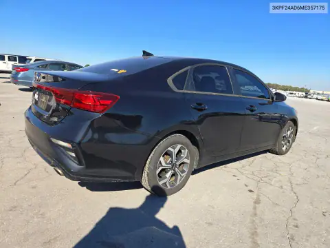3KPF24AD6ME357175 — 2021 Kia Forte, фото 3 с аукциона Copart, Сторона