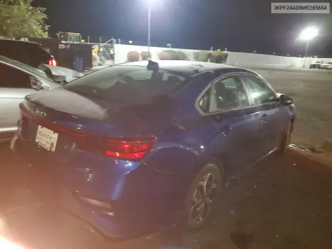 2021 Kia Forte Lxs VIN 3KPF24AD8ME285654 фото 3