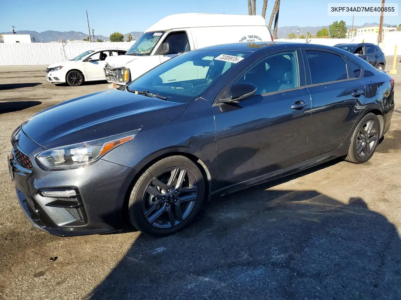 3KPF34AD7ME400855 Kia Forte 2021 — повреждение Ходовая часть, фото до ремонта