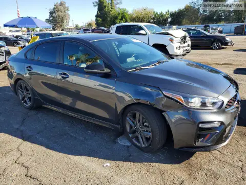 3KPF34AD7ME400855 — 2021 Kia Forte, фото 4 с аукциона Copart, Ходовая часть