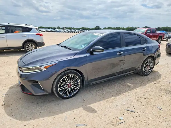 3KPF44AC2NE494889 — 2022 Kia Forte, Град (Hail), фото до ремонта