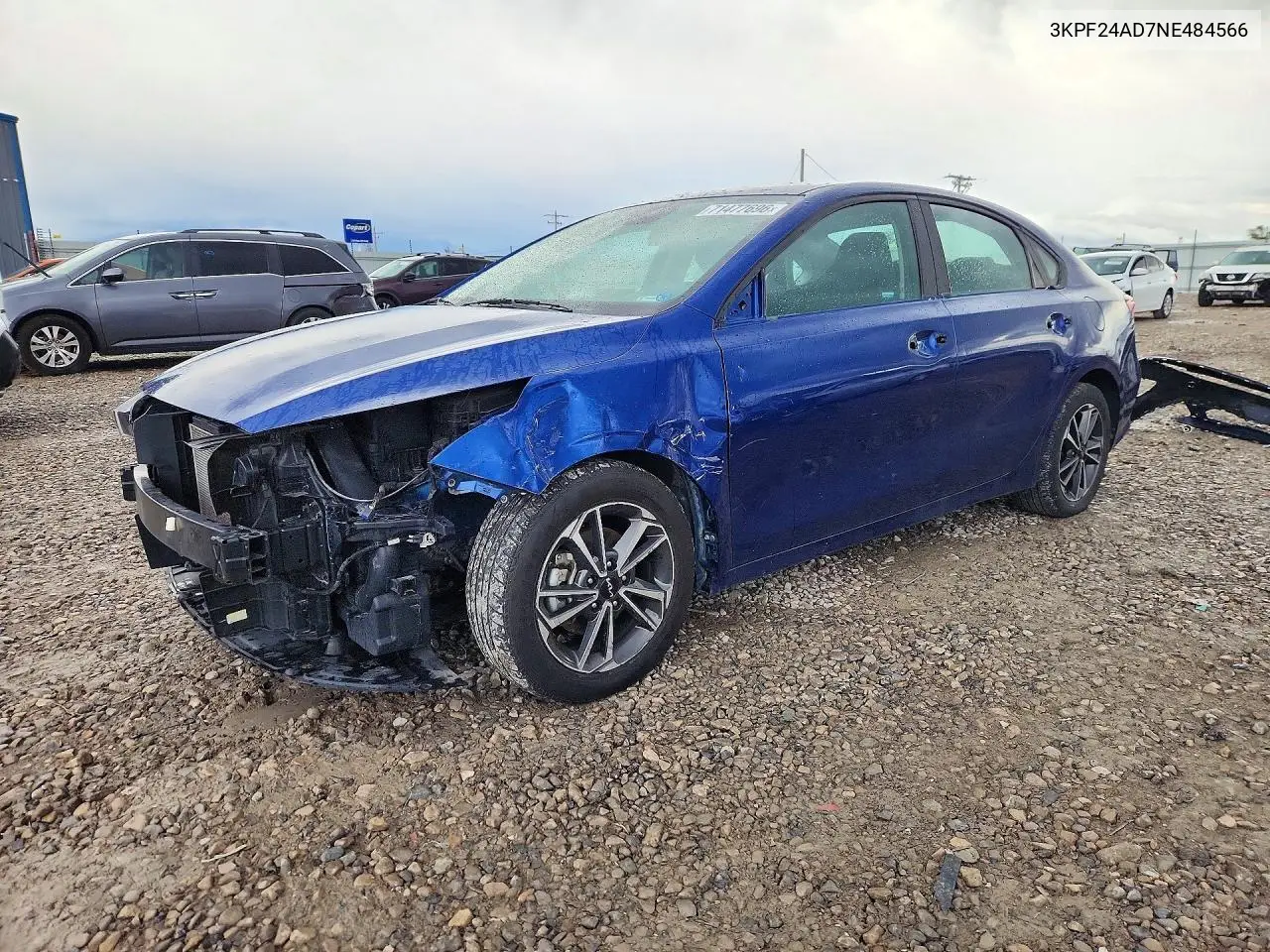 2022 Kia Forte Lxs VIN 3KPF24AD7NE484566 фото 1